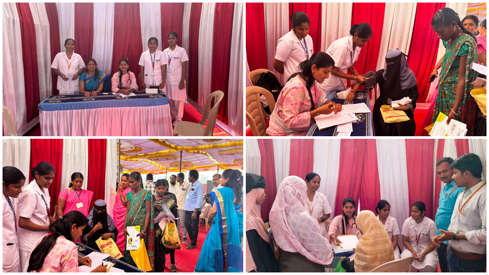 Nursing Students Active Participation in the ‘Maatrutva Suraksha Abhiyaan’Campaign in Raichur.