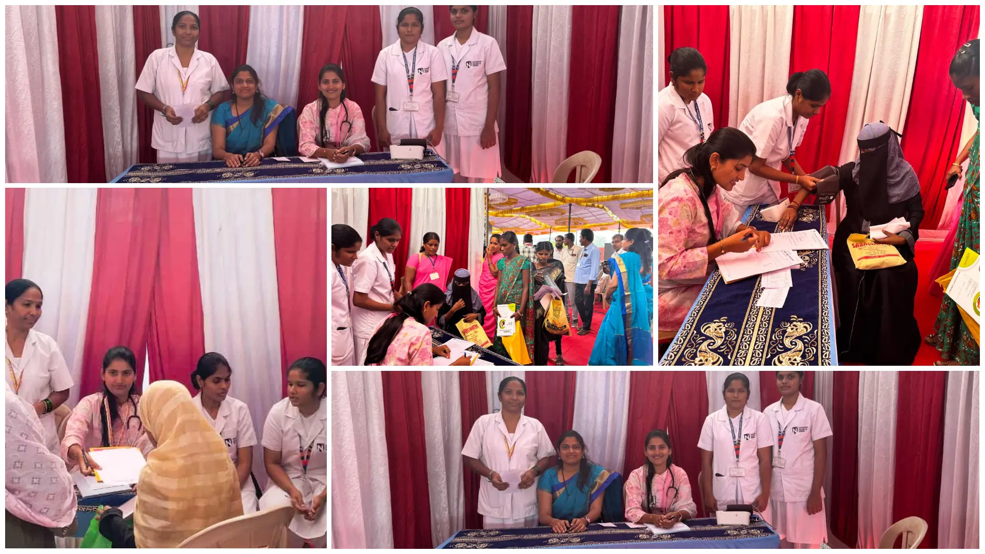 Nursing Students Active Participation in the ‘Maatrutva Suraksha Abhiyaan’Campaign in Raichur.