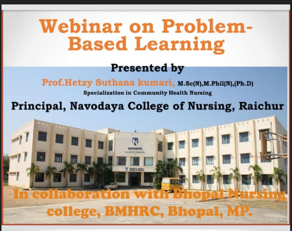 Webinar on Problem based learning