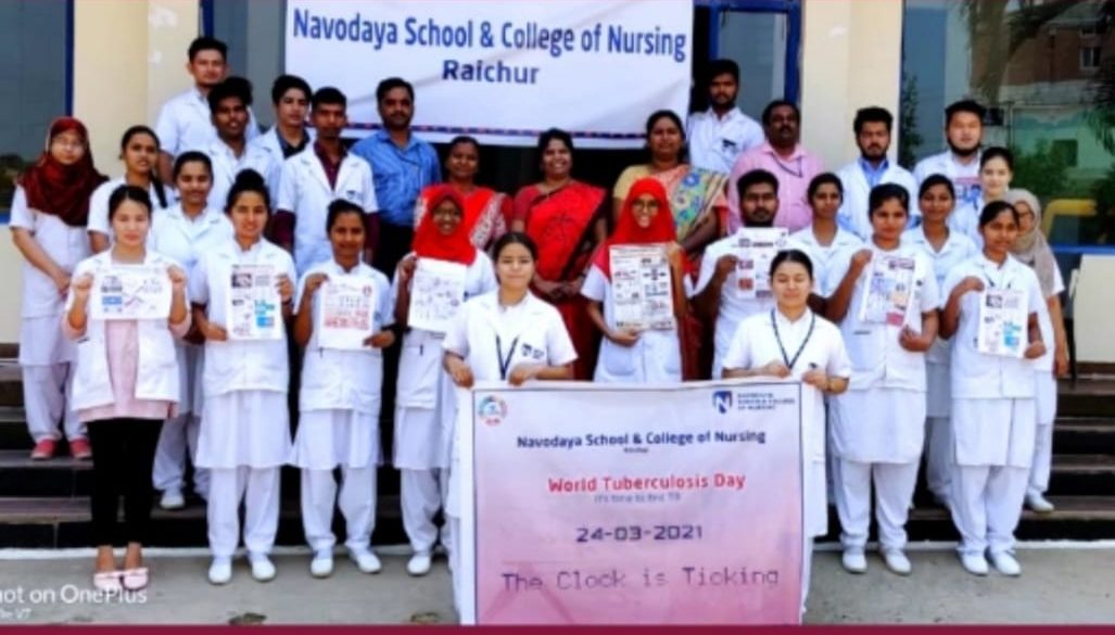 The clock is ticking,let’s end TB’ Nursing students