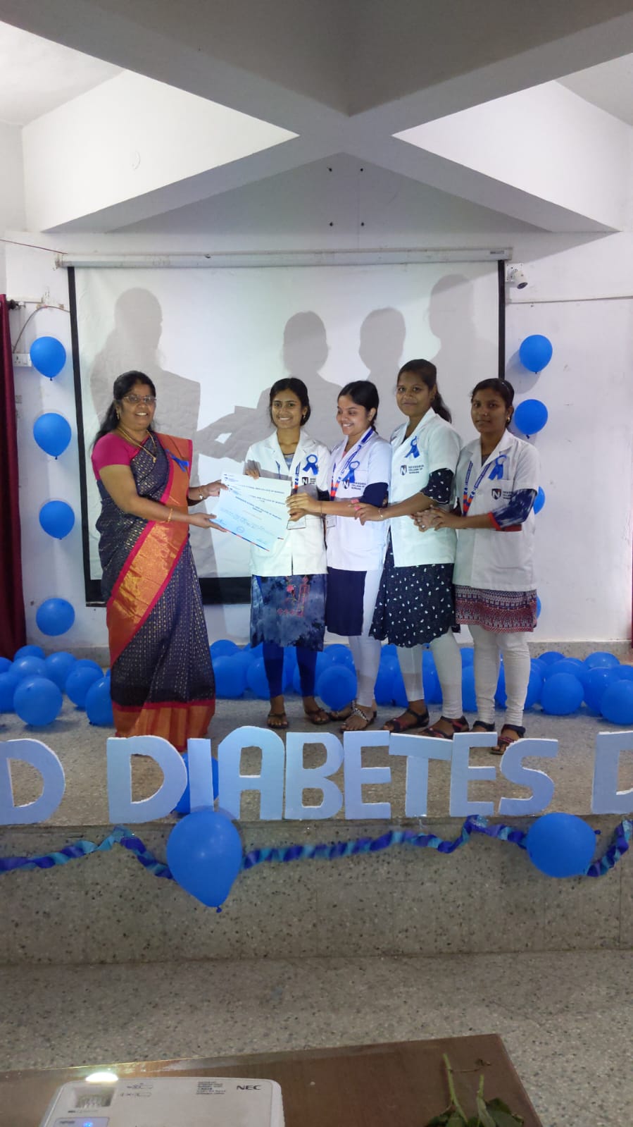 “REELS CONTEST” organized by Navodaya College of Nursing on account World Diabetes Day