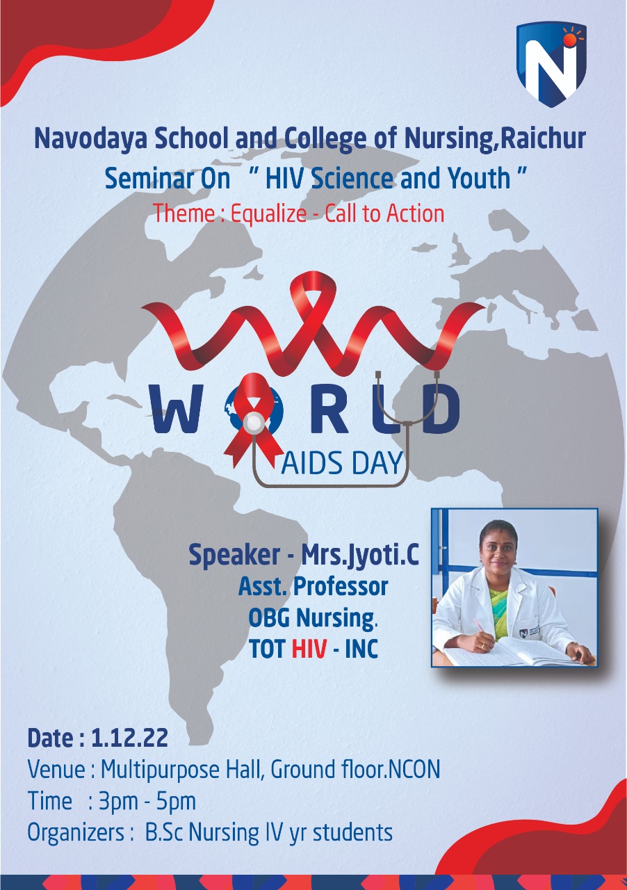 World AIDS Day, organized by Navodaya College of Nursing