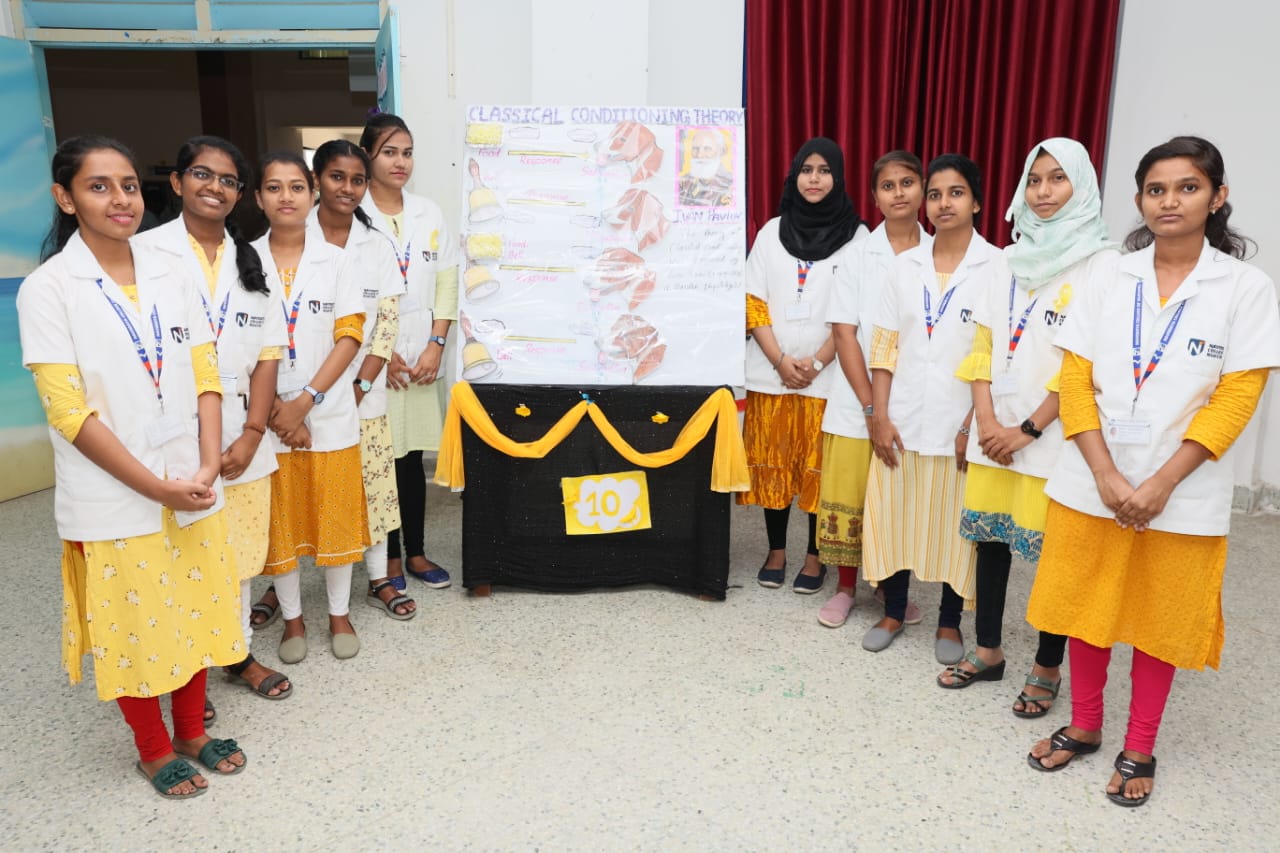 Psychology Model Exhibition conducted  by our B.Sc Nursing I Sem  students(2022 Batch)